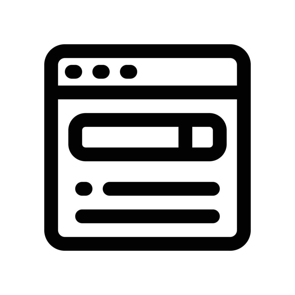 website icon. vector line icon for your website, mobile, presentation, and logo design.