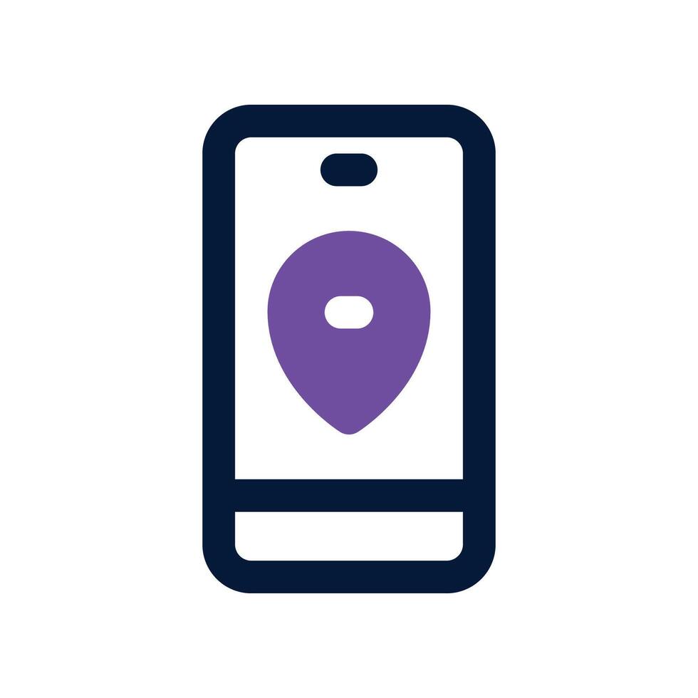 map app icon. vector dual tone icon for your website, mobile, presentation, and logo design.