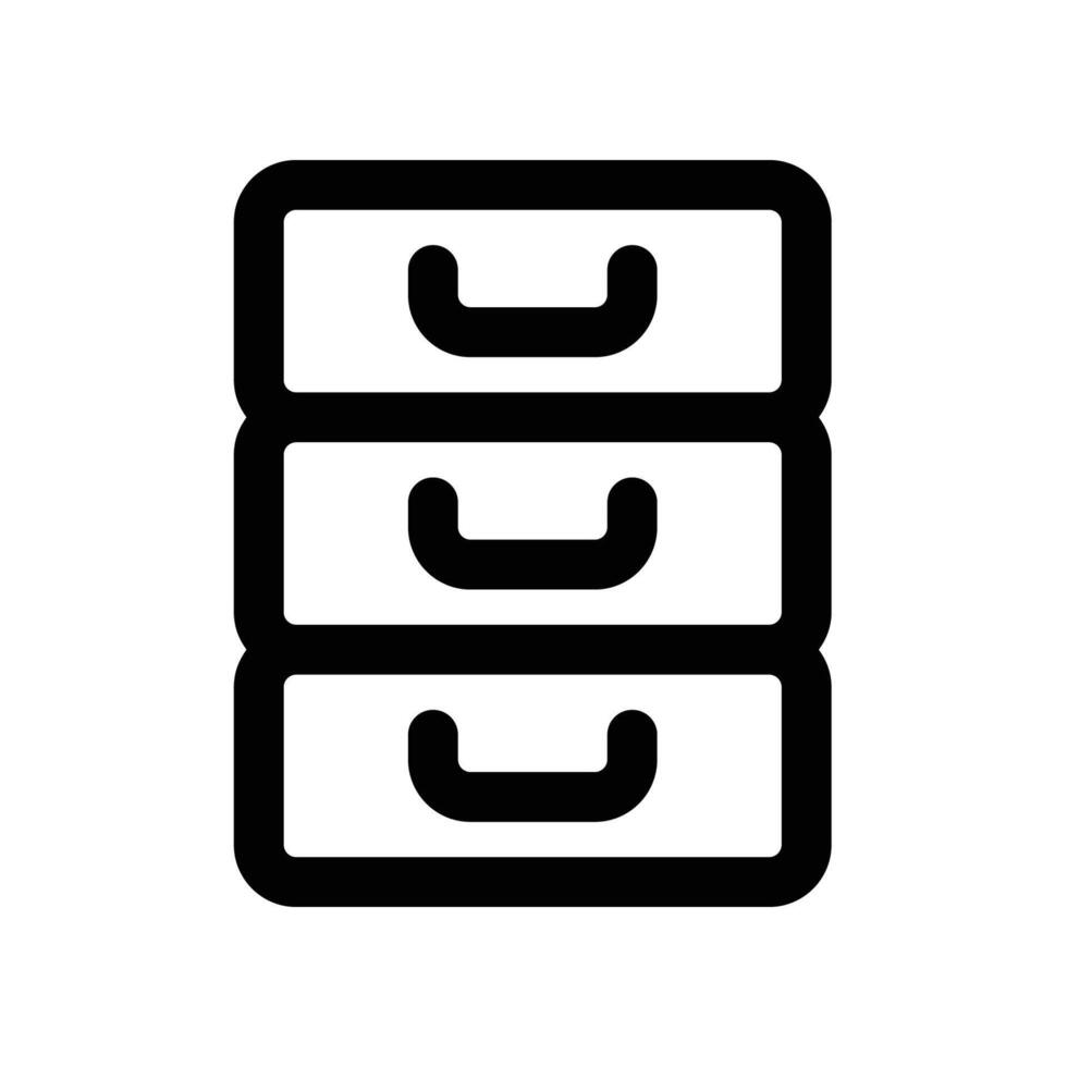 archive icon. vector line icon for your website, mobile, presentation, and logo design.