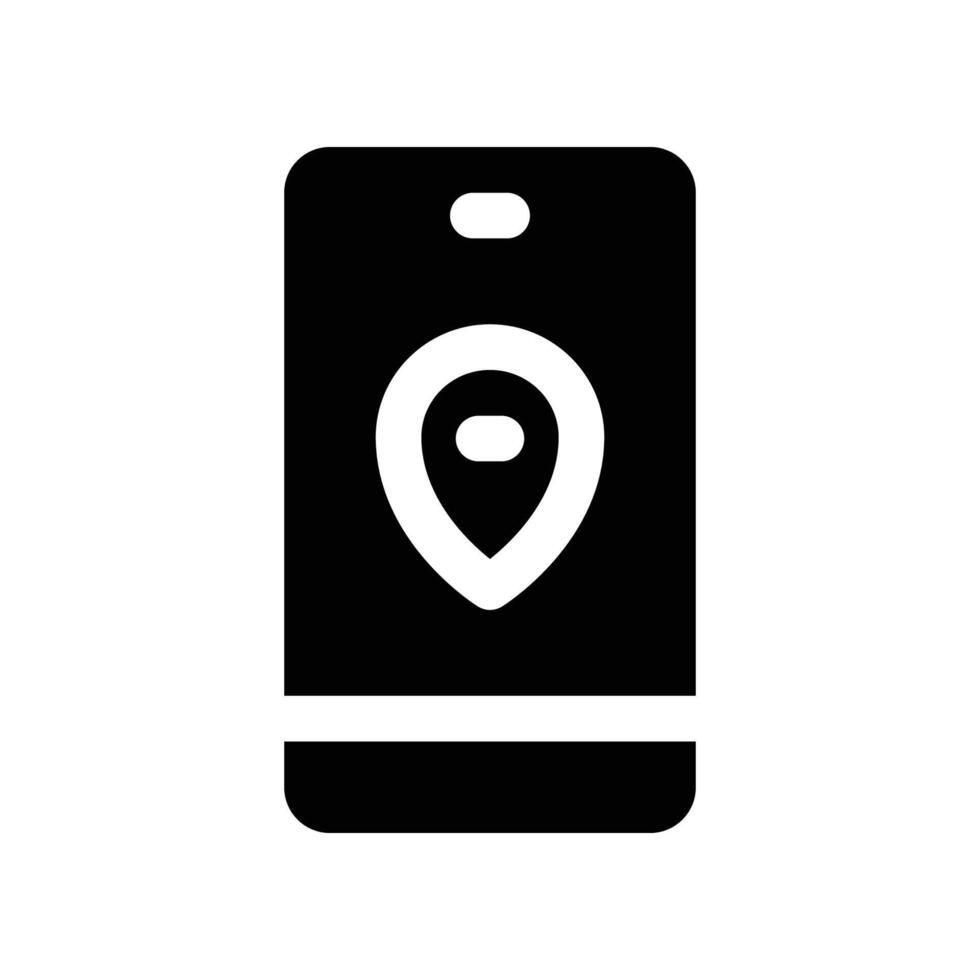 map app icon. vector glyph icon for your website, mobile, presentation, and logo design.