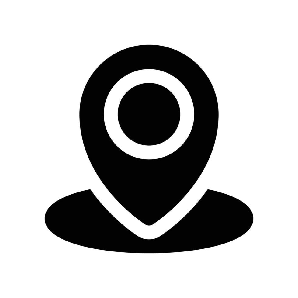 location icon. vector glyph icon for your website, mobile, presentation, and logo design.