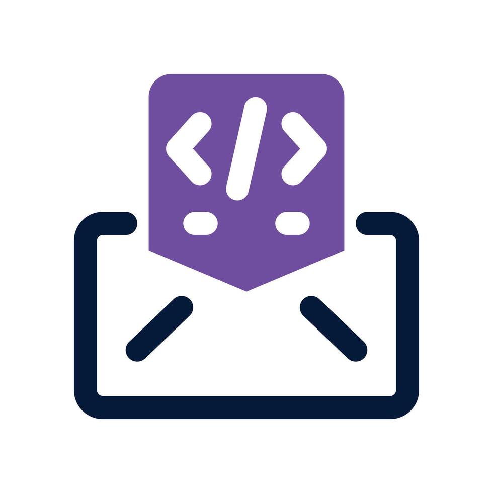 email icon. vector dual tone icon for your website, mobile, presentation, and logo design.