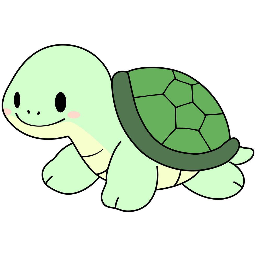 vector de dibujos animados de tortuga