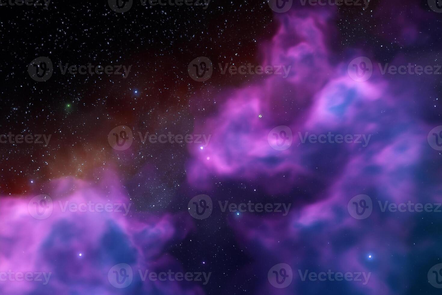 AI generated nebula space background photo