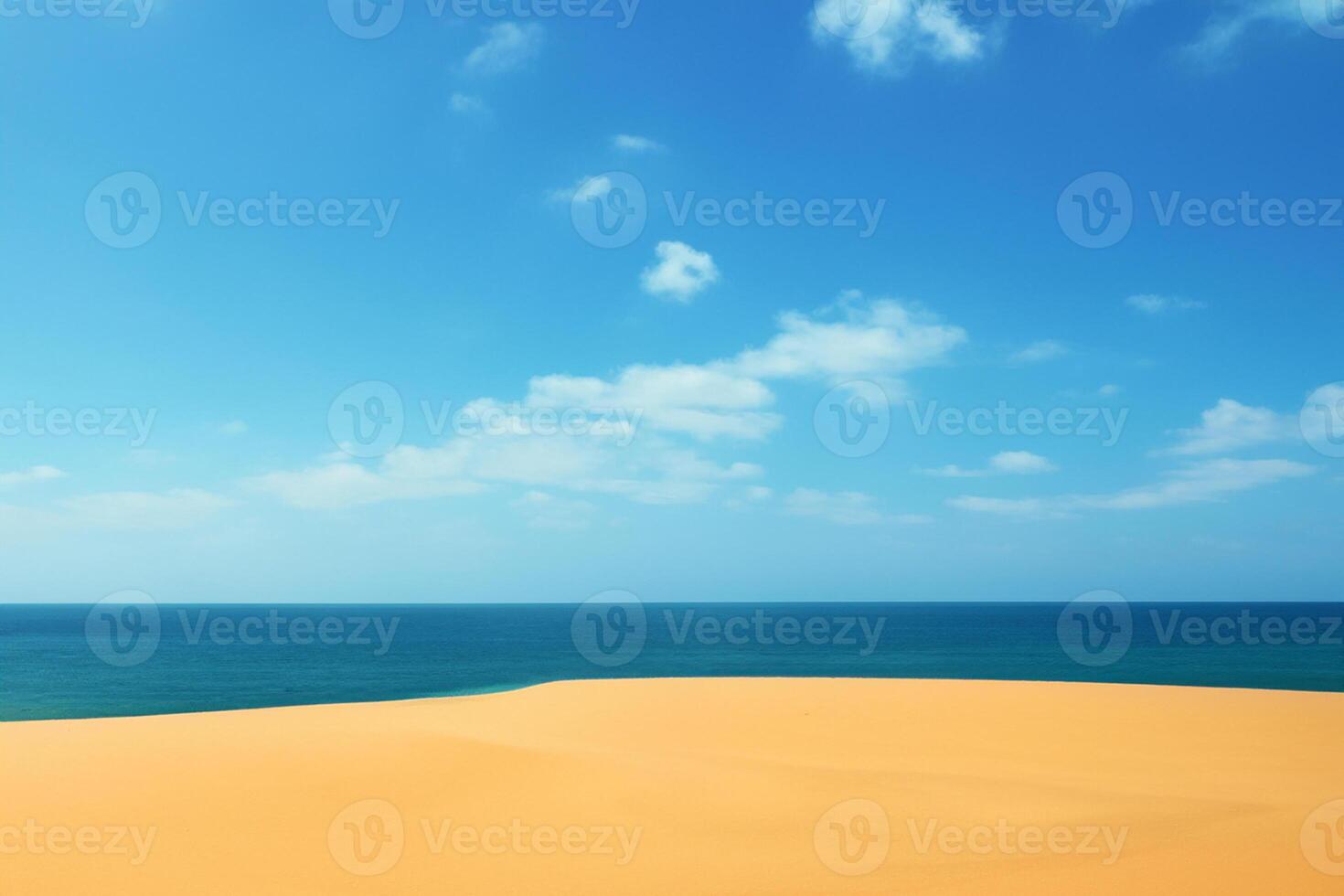 AI generated Desert Landscape Background photo