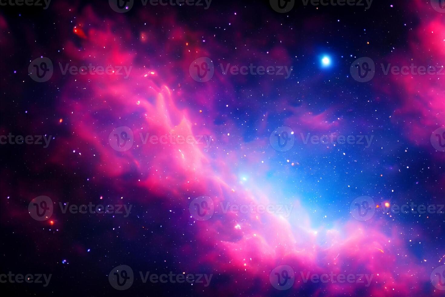 AI generated nebula space background photo