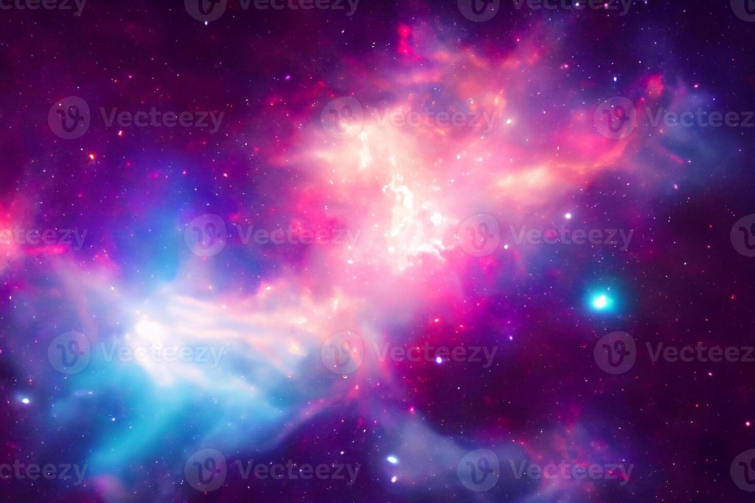 AI generated nebula space background photo