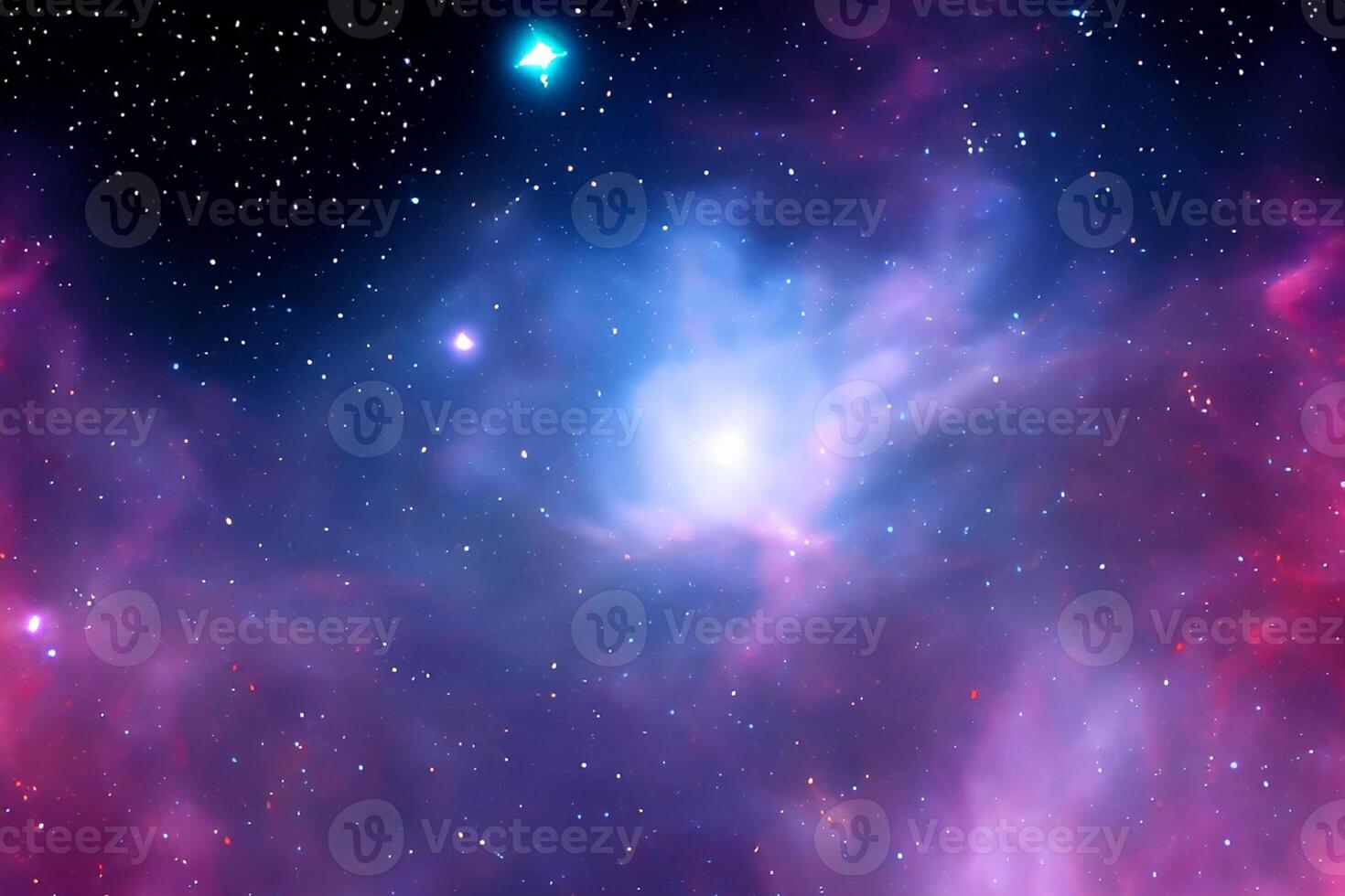 AI generated nebula space background photo