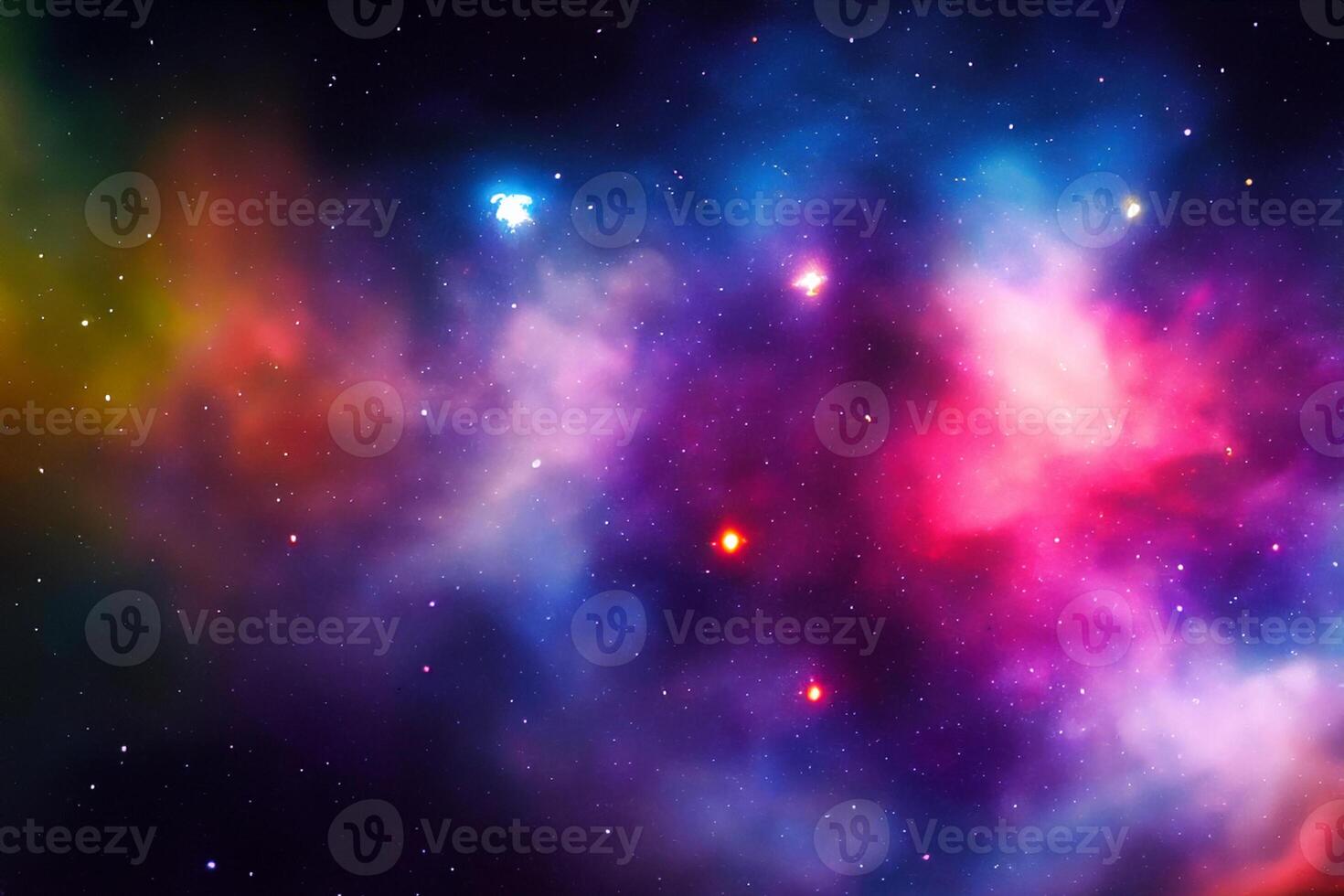 AI generated nebula space background photo
