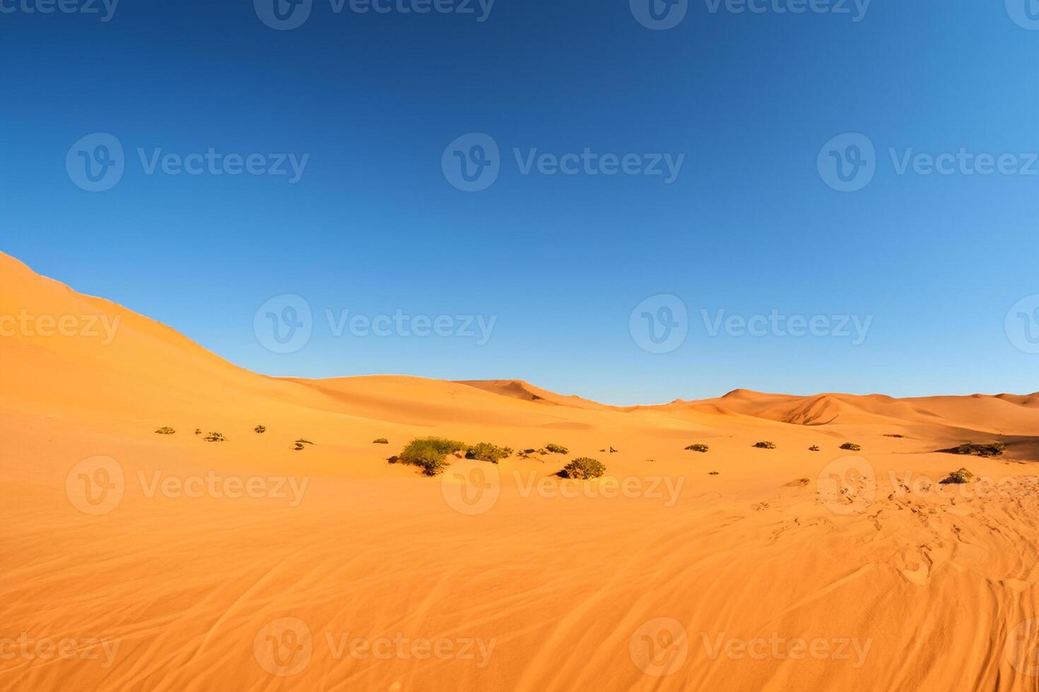 AI generated Desert Landscape Background photo