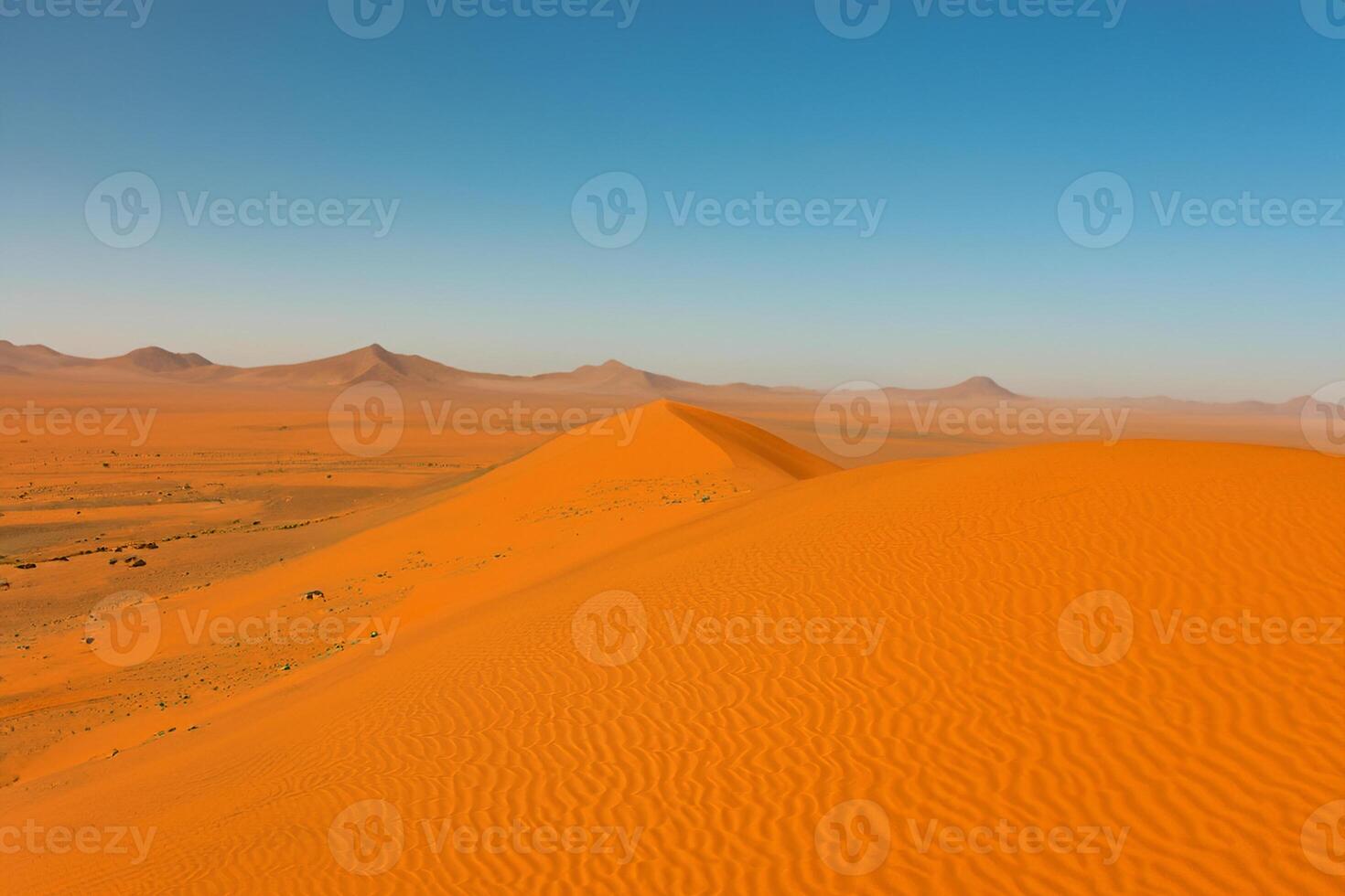 AI generated Desert Landscape Background photo