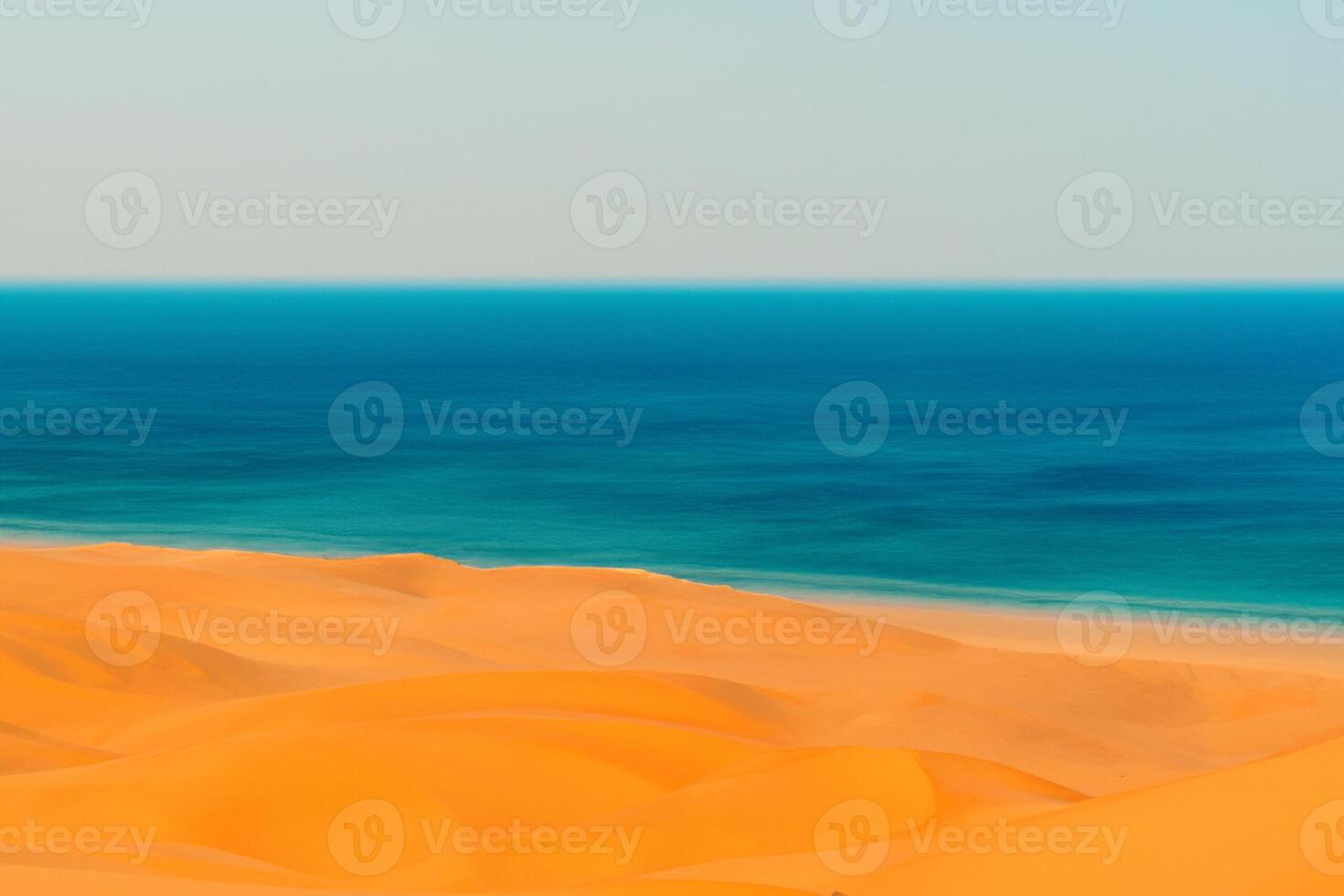 AI generated Desert Landscape Background photo