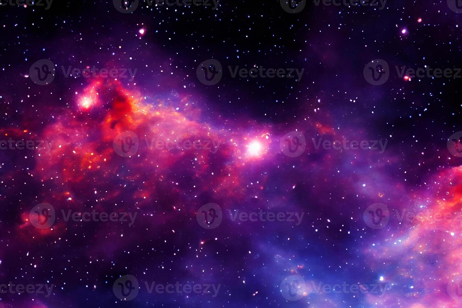 AI generated nebula space background photo