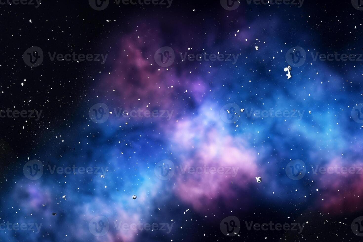 AI generated nebula space background photo