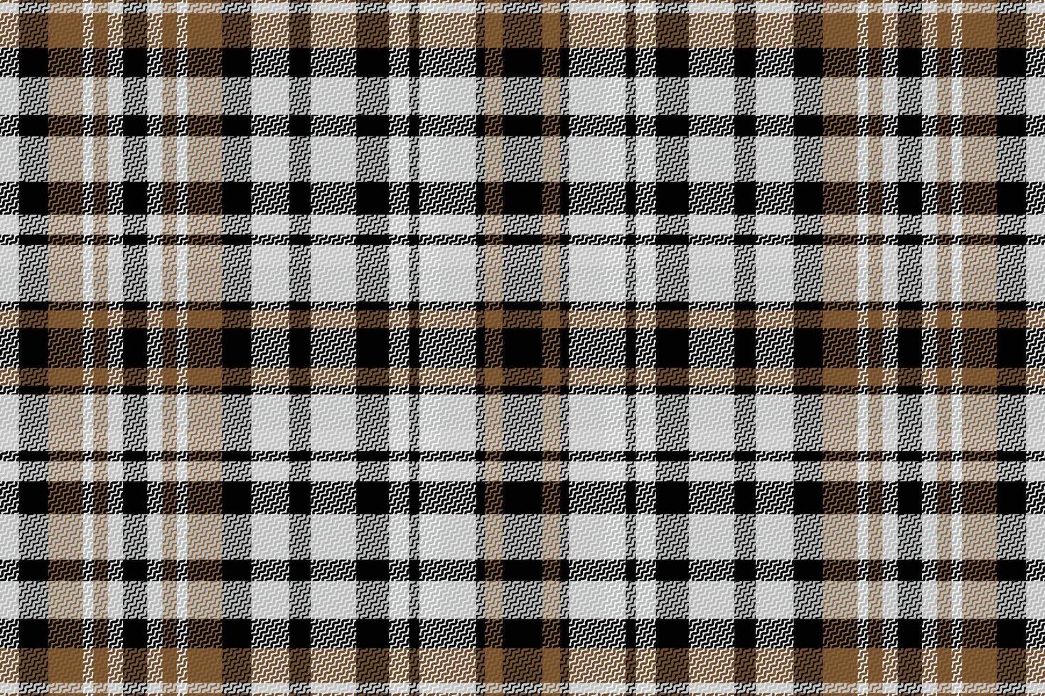 Tartan plaid pattern with texture and warm color. vector