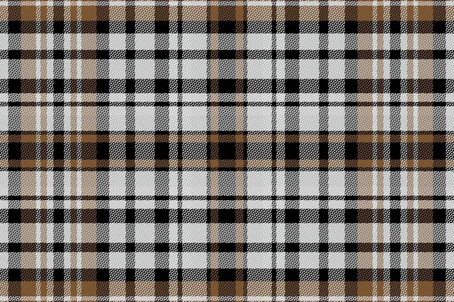 Tartan plaid pattern with texture and warm color. vector