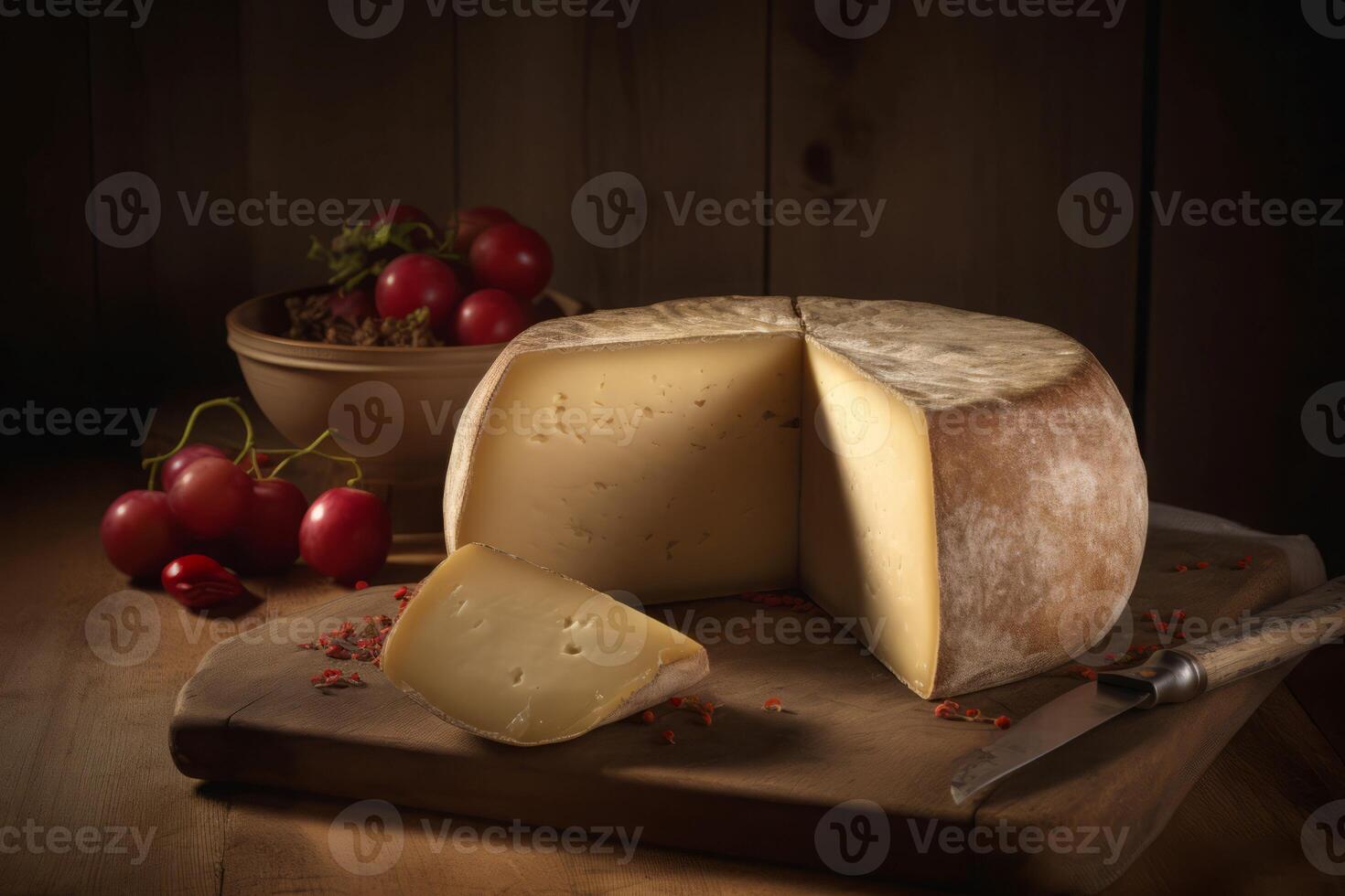 ai generado tomme desavoie queso. generar ai foto