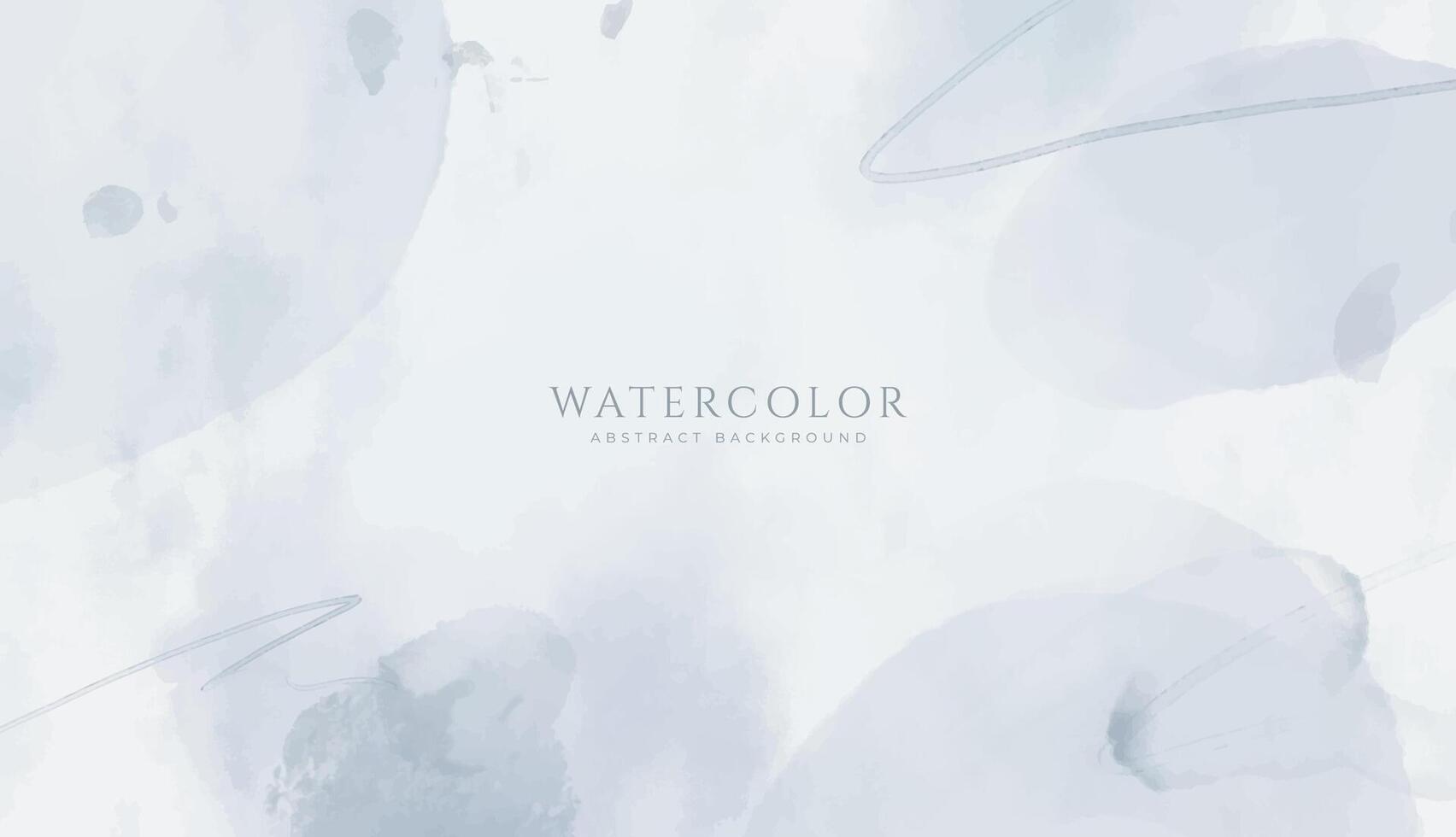 Abstract horizontal watercolor background. Neutral light colored empty space background illustration vector