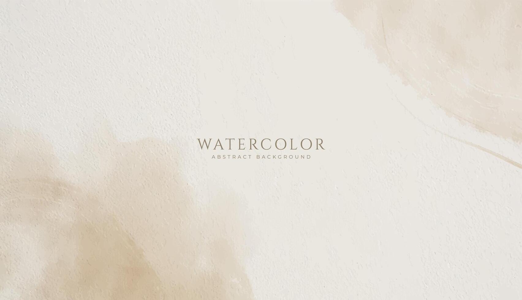 Abstract horizontal watercolor background. Neutral light colored empty space background illustration vector