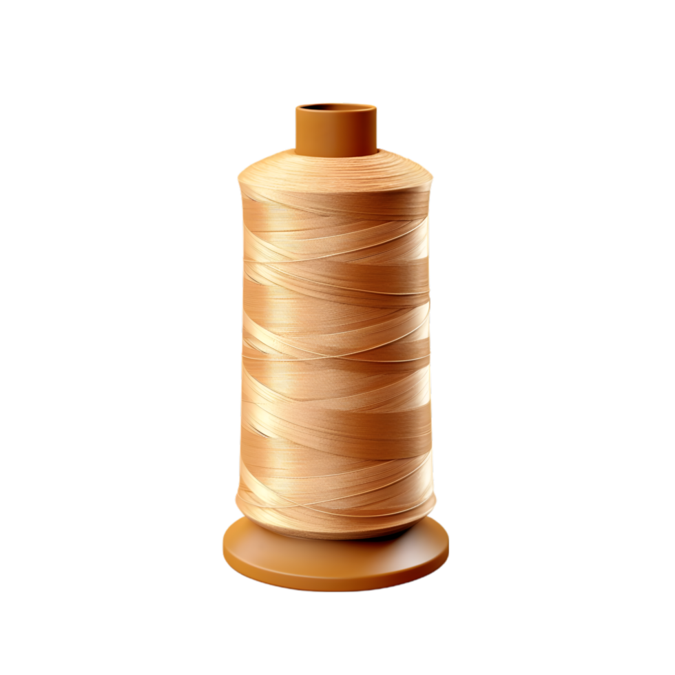 AI generated Thread Spool on transparent background PNG image