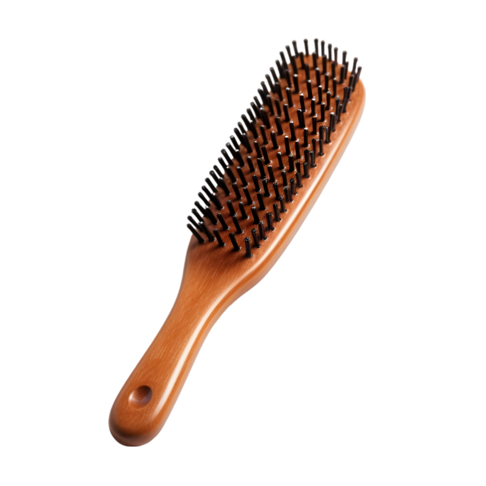 AI generated Hairbrush on transparent background PNG image