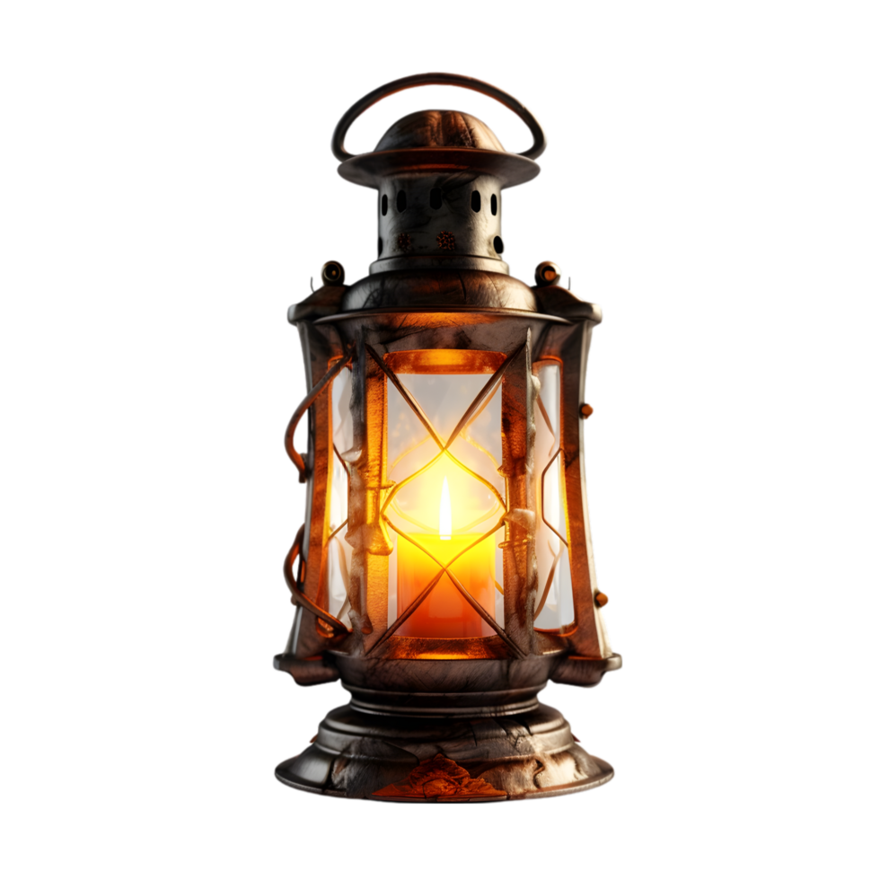 AI generated Lantern on transparent background PNG image