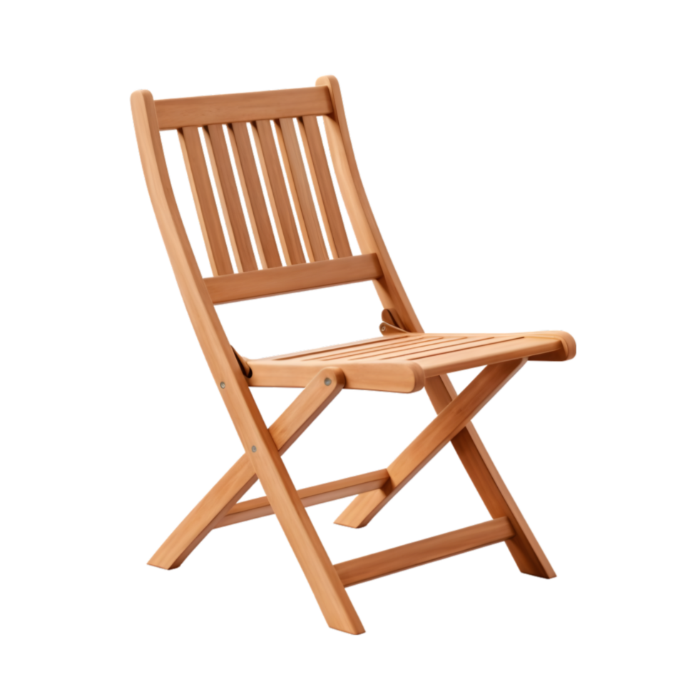 AI generated Folding Chair on transparent background PNG image