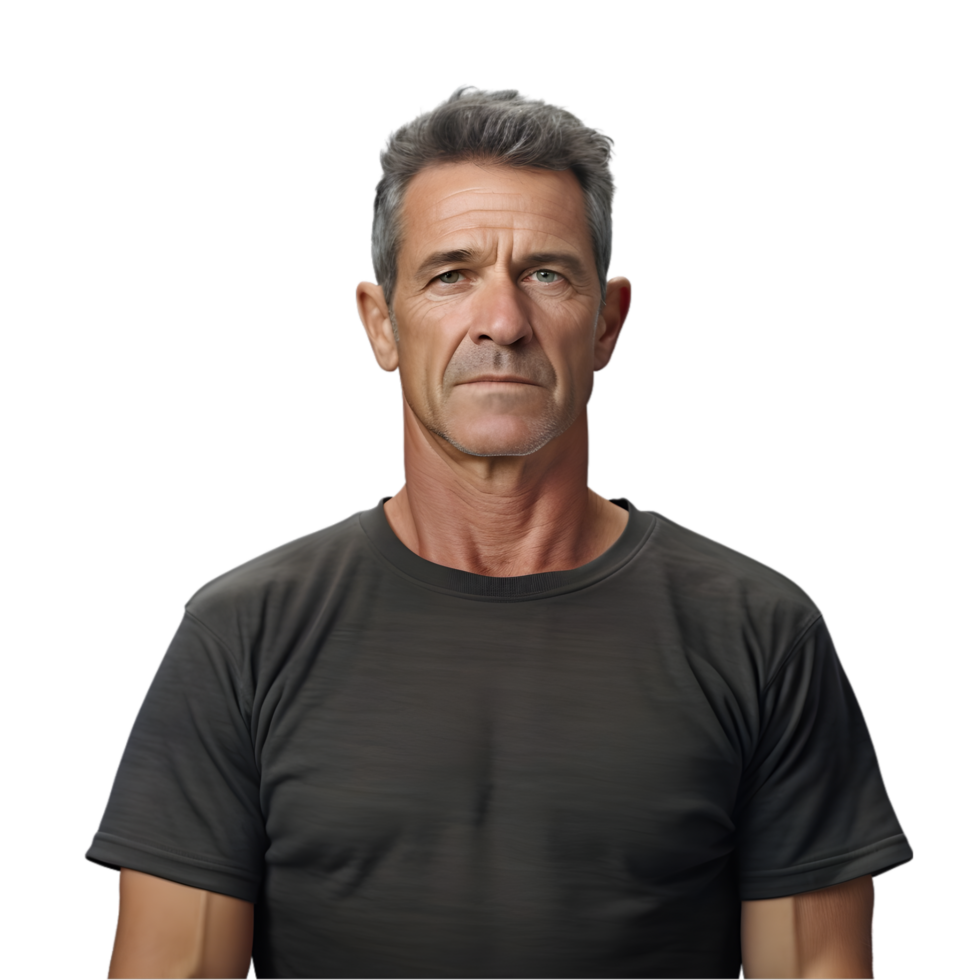 AI generated Man Standing Proudly on transparent background PNG image