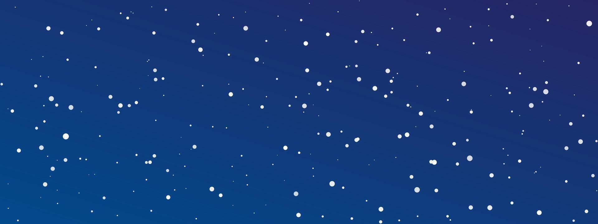 Night sky with many stars vector