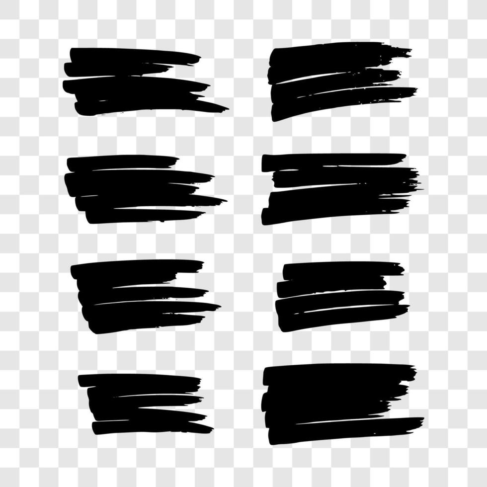 Scribble with a black marker vector