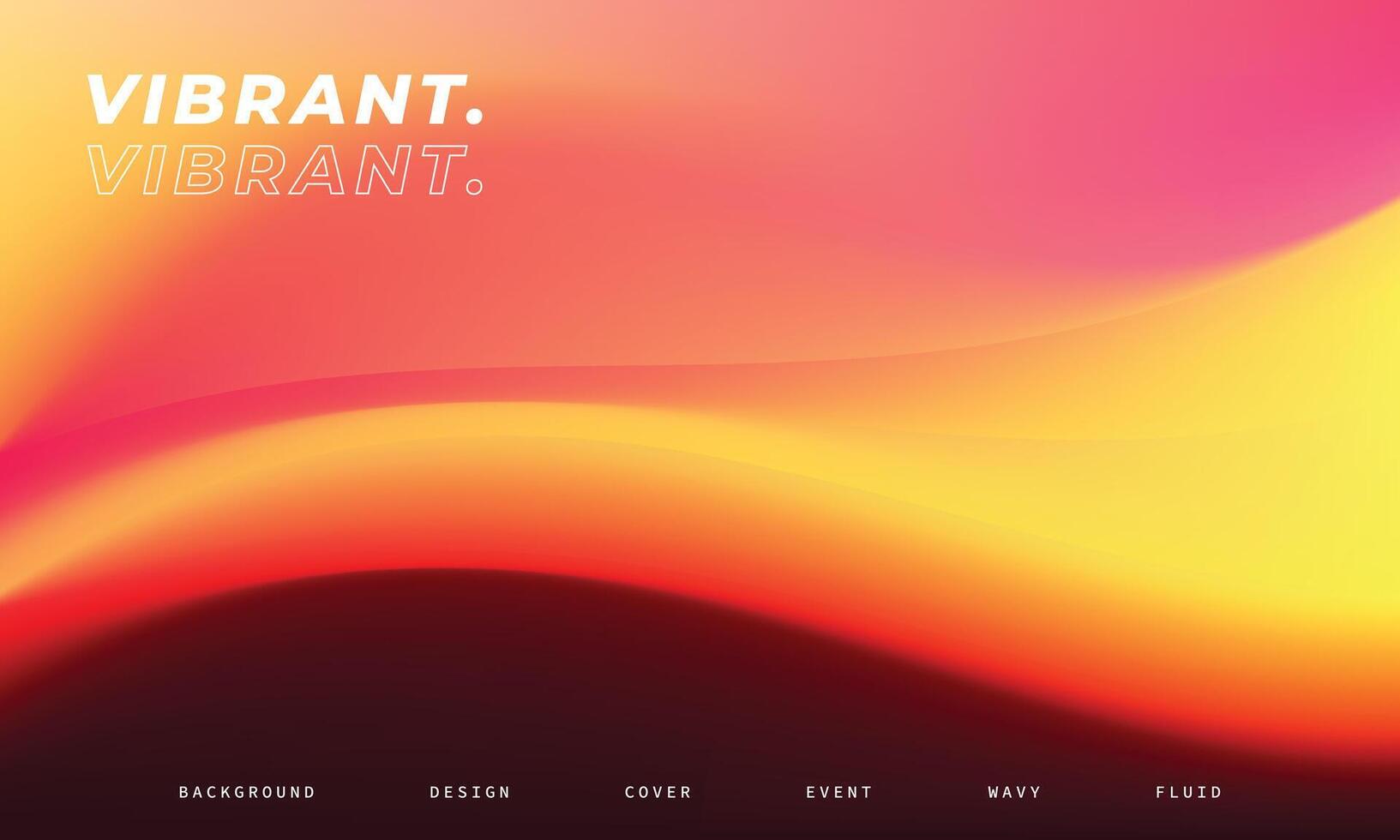 Abstract fluid gradient mesh background. Colorful gradation backdrop. Wavy color design for poster, catalog, banner, cover, leaflet, presentation, flyer, or brochure. vector
