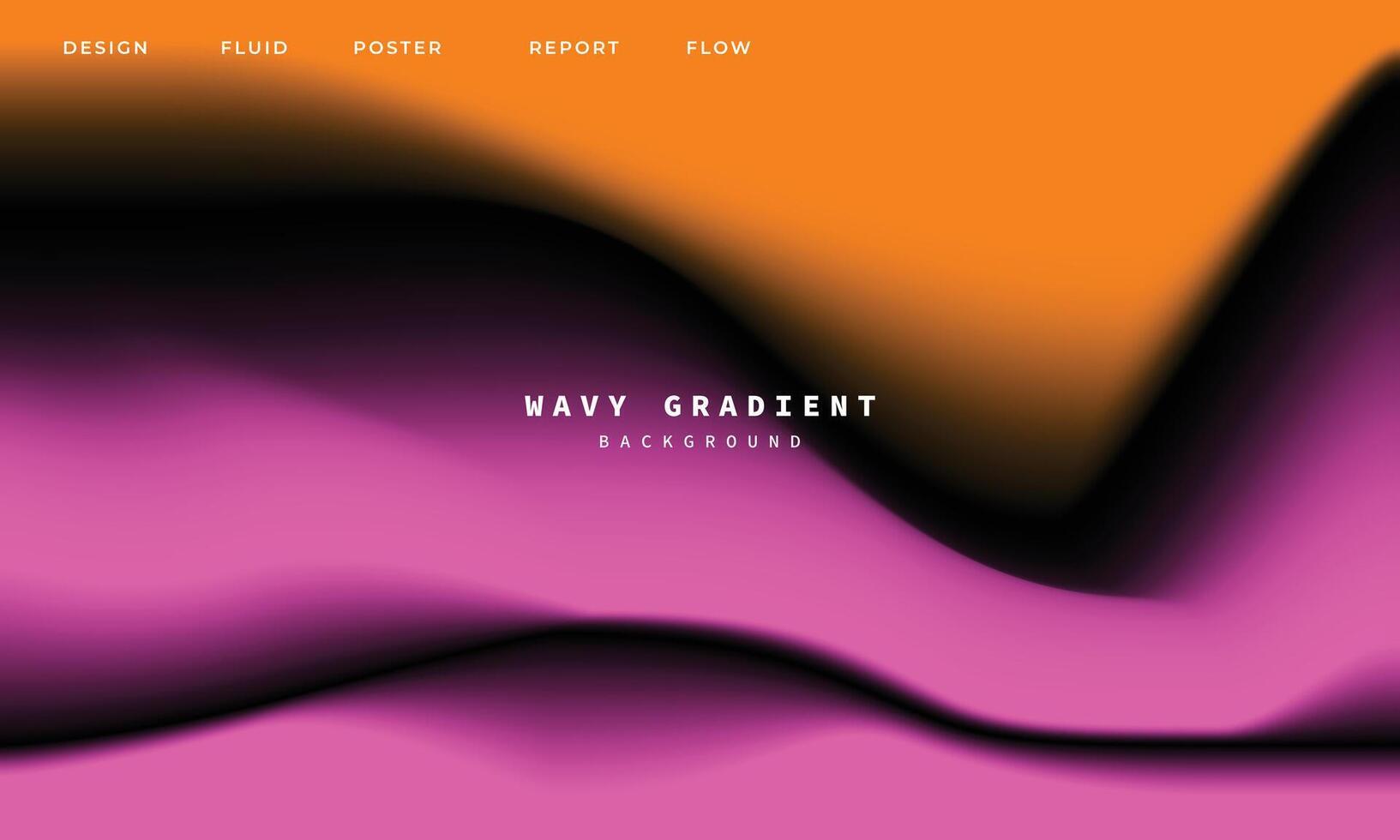 Colorful blurred fluid and liquid color gradient background. Abstract smooth color gradation backdrop. Wavy modern design for poster, banner, leaflet, cover, catalog, presentation, or flyer. vector