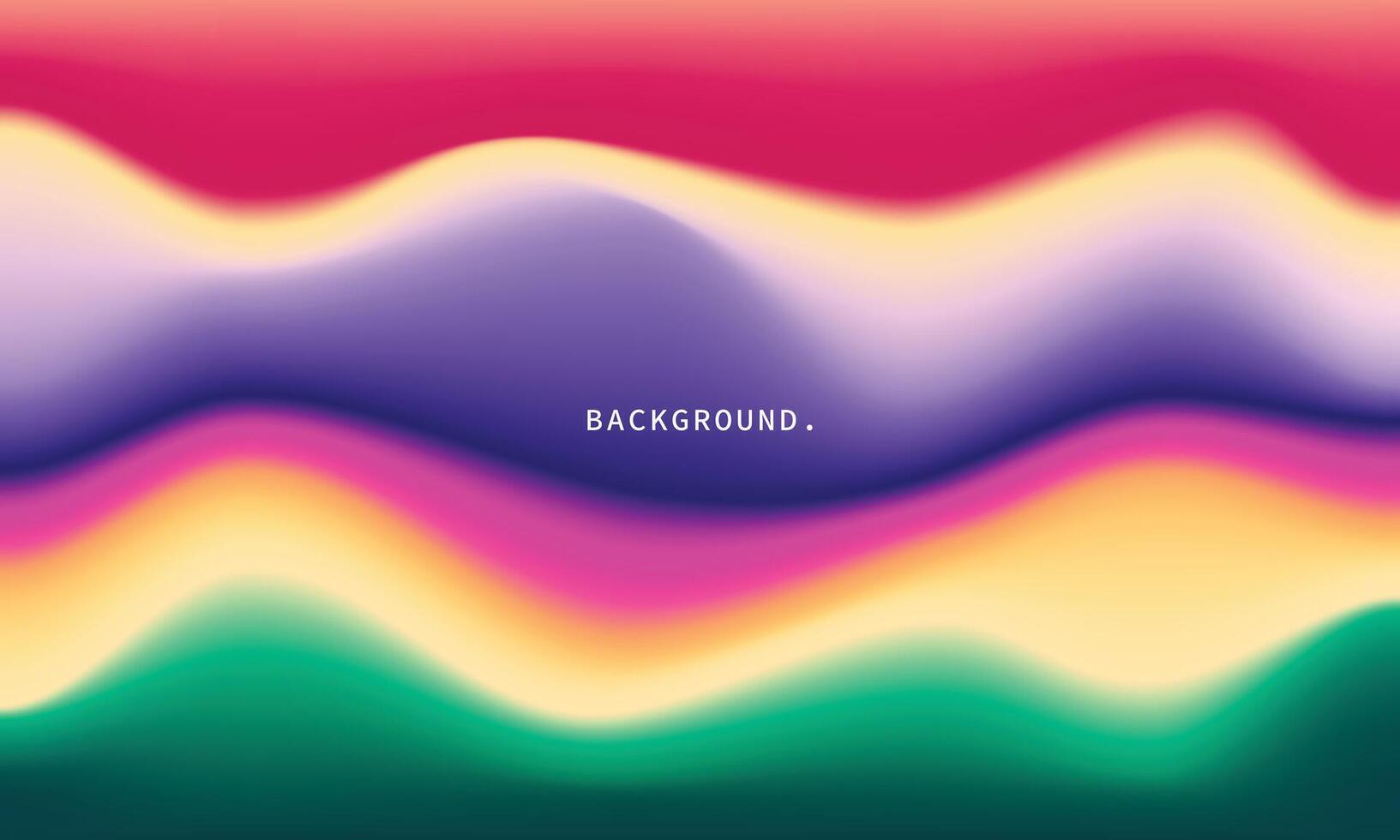 Colorful blurred fluid color gradient background. Abstract smooth color gradation backdrop. Wavy modern design for poster, banner, leaflet, cover, catalog, presentation, or flyer. vector