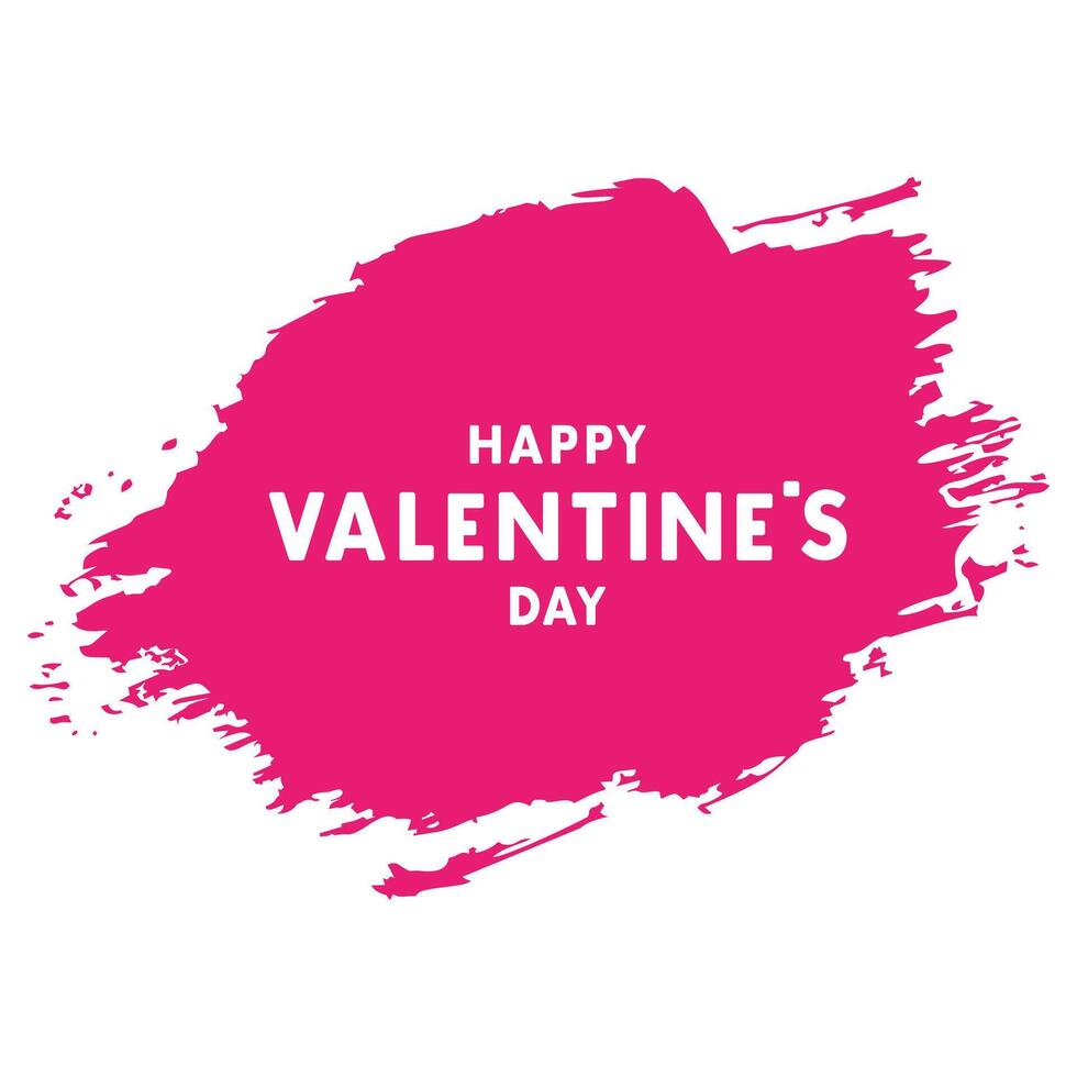 Vector bold text by Happy Valentine day. Background with love typography. Text for greeting card, logo, sale, product
