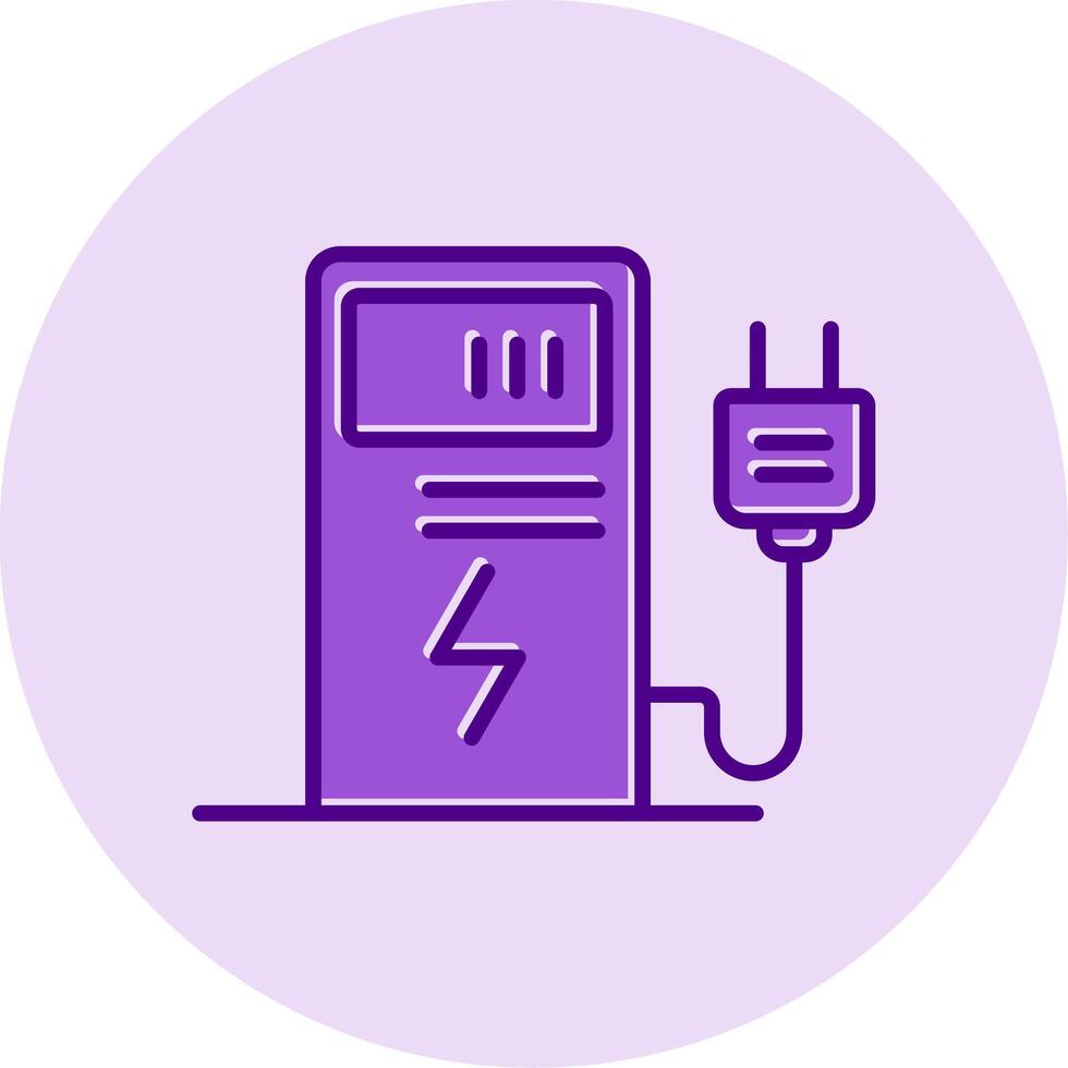 Electric Charge Vecto Icon vector
