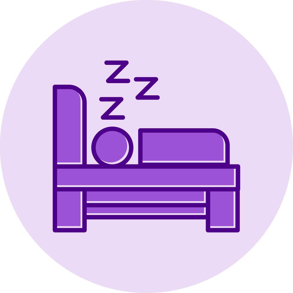Sleeping Vecto Icon vector