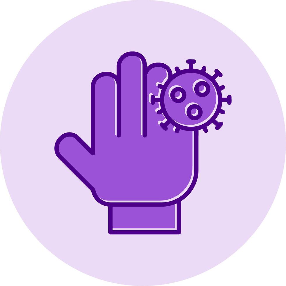 Dirty Hands Vecto Icon vector