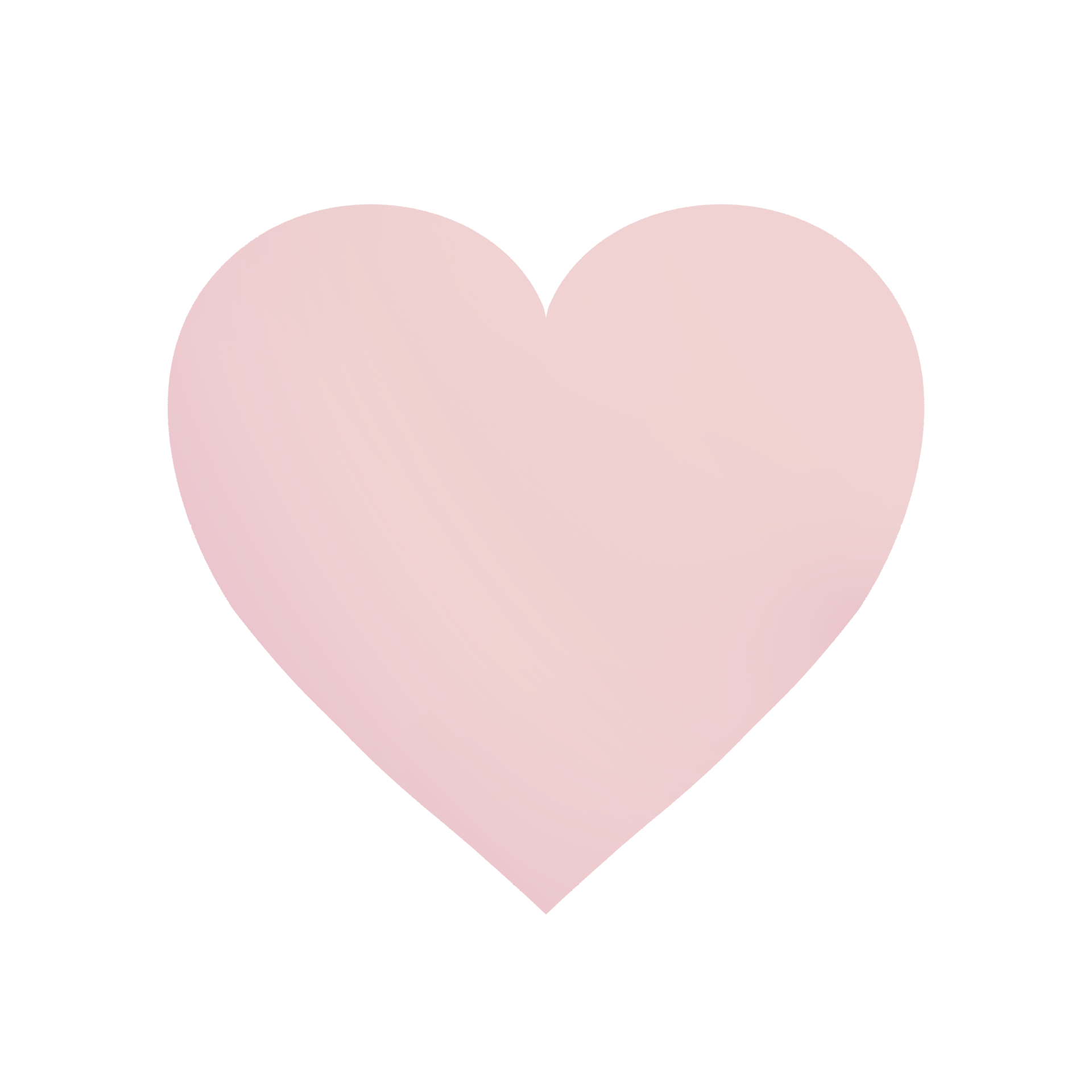 Pink heart icon gradient heart with transparent background 38148703 PNG