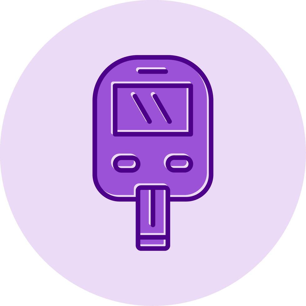 Glucometer Vecto Icon vector