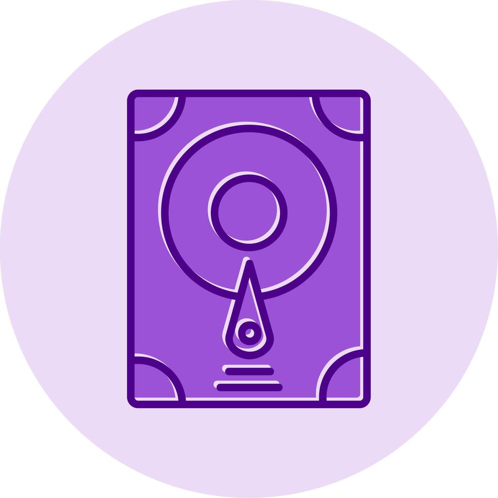 Hard Disk Vecto Icon vector