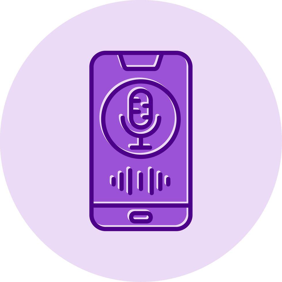 Voice Assistant Vecto Icon vector