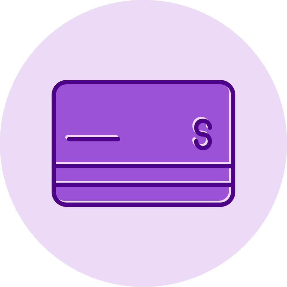 Credit Card Vecto Icon vector