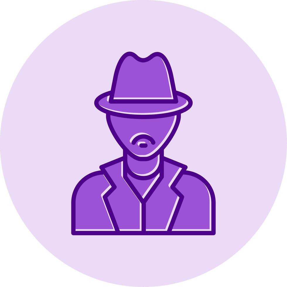 detective vecto icono vector