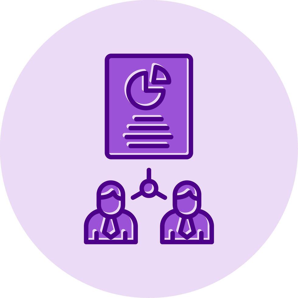 Work Distribution Vecto Icon vector