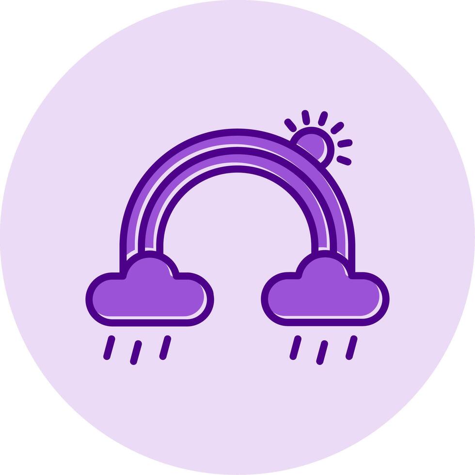 Rainbow Vecto Icon vector