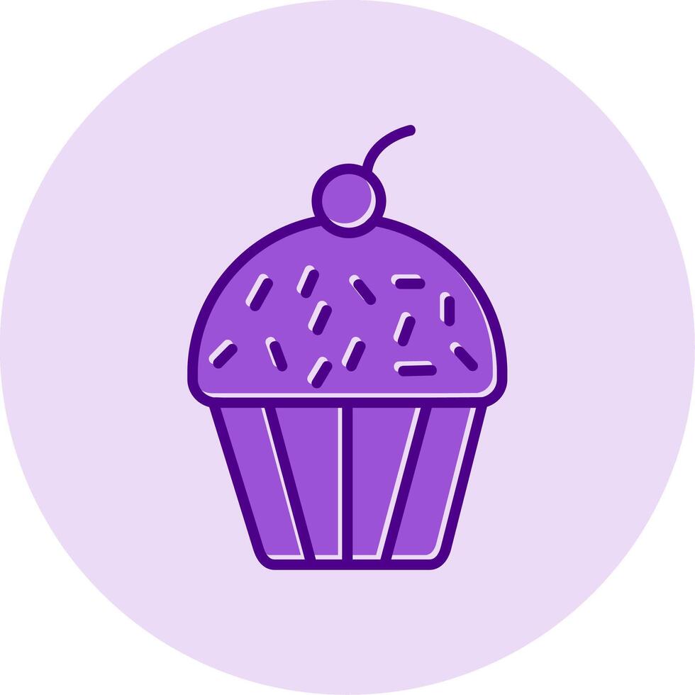 Cupcake Vecto Icon vector