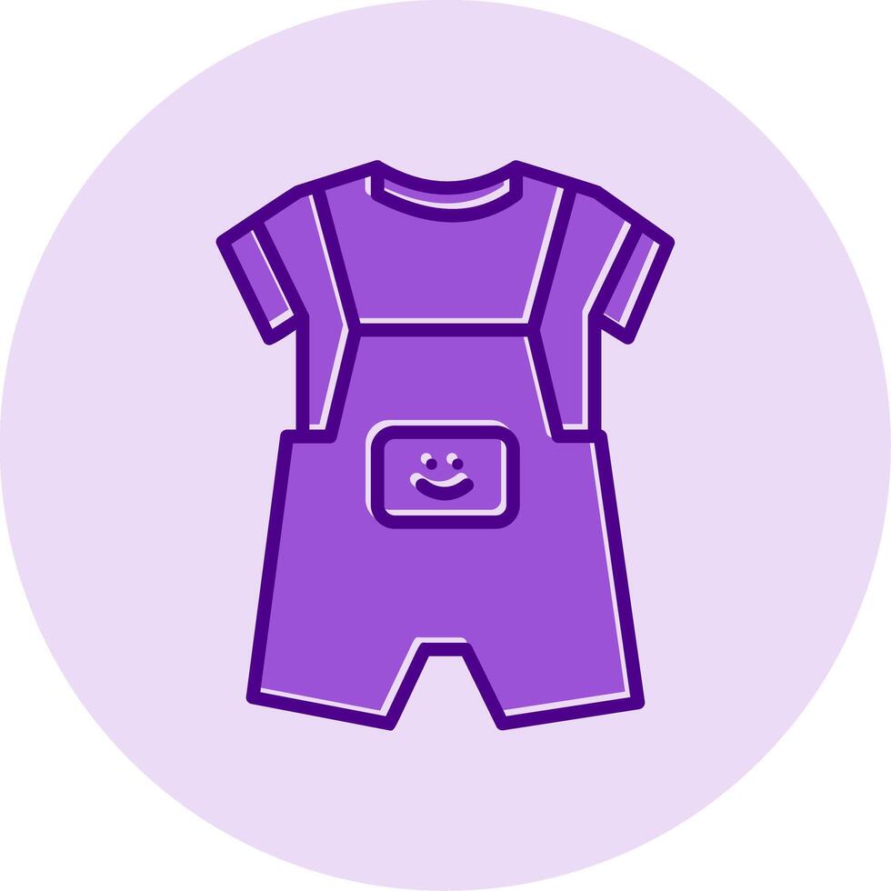 Dungarees Vecto Icon vector