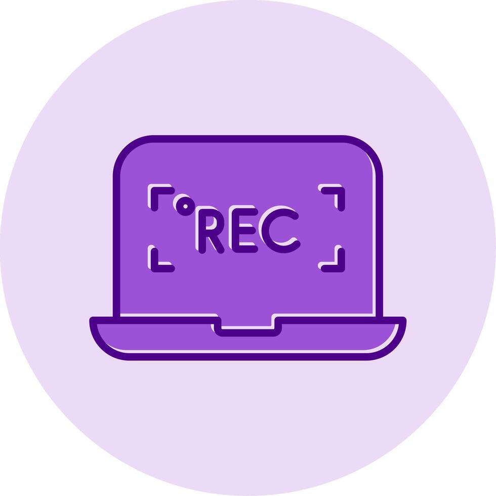Recording Vecto Icon vector