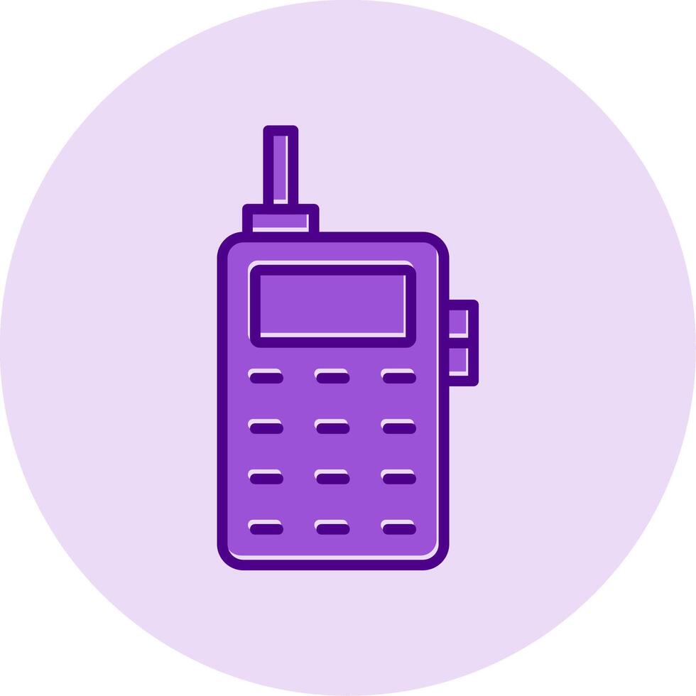 Old Phone Vecto Icon vector