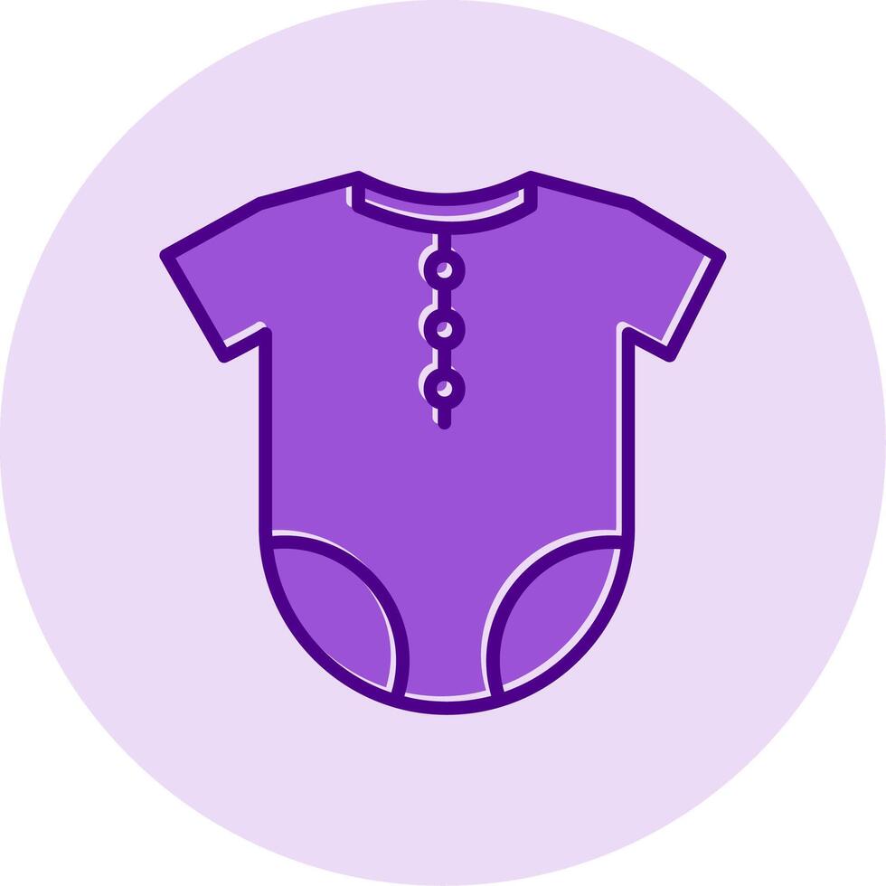 Baby Outfit Vecto Icon vector